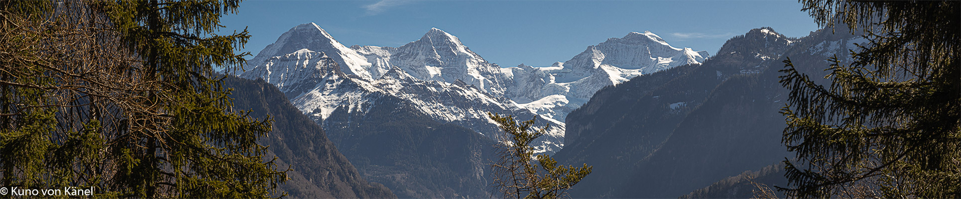 Panorama Eiger Mönch und Jungfrau