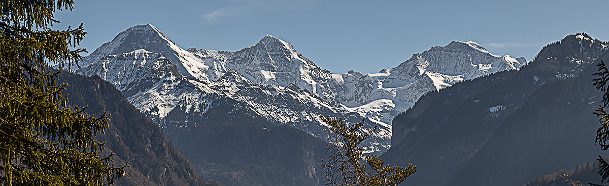 Panorama Eiger, Mönch und Jungfrau
